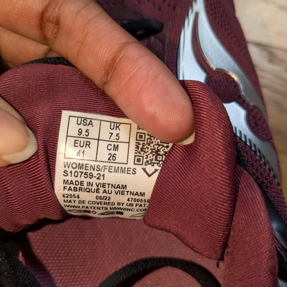 Saucony Womens Triumph 20 Shoes Sz 9.5 - Picture 6 of 6